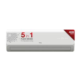 TCL 2026 Model 1.5 Ton 3 Star Split Inverter 5 Step Convertible with Powerful Turbo cooling, Energy sa...