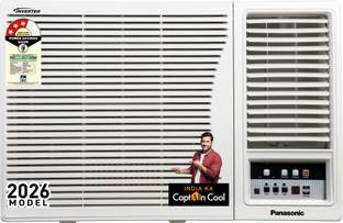 Panasonic 2026 Model 1.5 Ton 3 Star Window Inverter Cools at 50 Deg. C, Copper Condenser, 8in1 Convert...