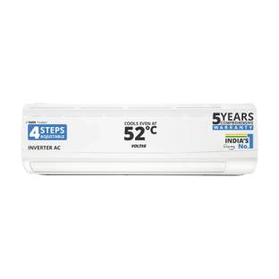 Voltas 2025 Model 1.5 Ton 5 Star Split Inverter 4-IN-1 Adjustable Mode | Energy Efficient | High Ambie...