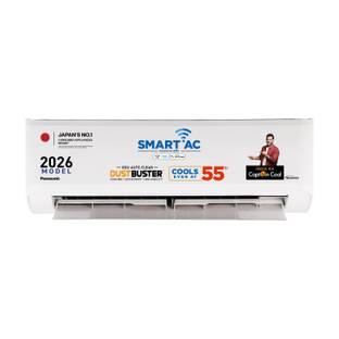 Panasonic 2026 Model 1 Ton 3 Star Split Inverter with Wi-fi Smart, DustBuster Tech, Matter Enabled, AI...