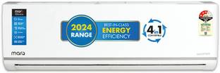 MarQ by Flipkart 2024 Range 1.5 Ton 3 Star Split Inverter 4-in-1 Convertible with Turbo Cool Technology AC  - White