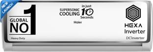 Haier Heavy Duty 2023 Model 2 Ton 3 Star Split Inverter Frost Self Clean, Triple Inverter Plus Technology, Cooling at Extreme Temperature, Hyper PCB AC  - White