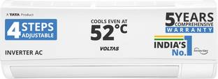 Voltas 2024 Model 1.5 Ton 3 Star Split Inverter AC  - White