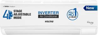 Voltas 2024 Model 1.5 Ton 3 Star Split Inverter AC  - White