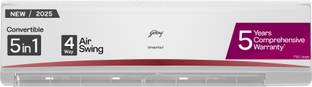 Godrej 2025 Model 2 Ton 5 Star Split Inverter with 4-way Air Swing AC AC