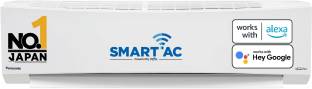 Panasonic 7 in 1 Convertible with True AI Mode,Matter Enabled 1 Ton 5 Star Split Inverter AC with Wi-f...