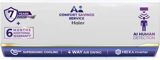 Haier 2026 Model 1.8 Ton 5 Star Split HEXA Inverter with Wi-fi AC