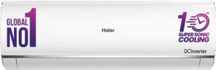 Haier Frost Self-Clean 2023 Model 1.5 Ton 5 Star Split Inverter Intelli Convertible 7-in-1, Cooling at Extreme Temperature AC  - White