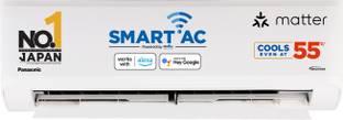 Panasonic 2025 Model 1.5 Ton 3 Star Split Inverter AC with Wi-fi Connect  - White