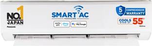 Panasonic 2025 Model 1.5 Ton 5 Star Split Inverter AC with Wi-fi Connect  - White