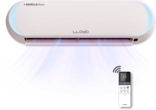 Lloyd 2025 Model 6 in 1 Expandable Stellar Art 1.5 Ton 5 Star Split Inverter Mood Lighting, In-Built Air Purifier, Direct Voice Command AC with Wi-fi Connect  - White
