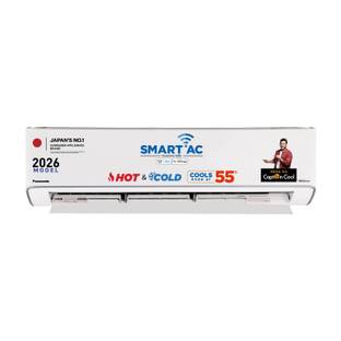 Panasonic 2026 Model 1.5 Ton 3 Star Hot and Cold Split Inverter with Wi-fi Smart, Matter Enabled, AI, ...