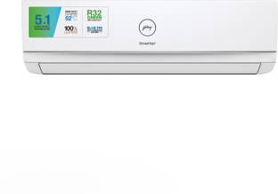 Godrej 2023 Model 5-In-1 Convertible Cooling 1.4 Ton 3 Star Split Inverter with I-Sense Technology AC ...