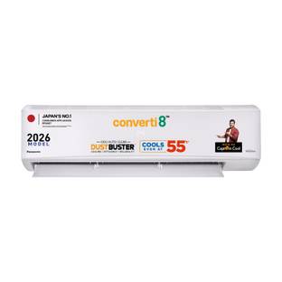 Panasonic 2026 Model 1.5 Ton 3 Star Split Inverter Smart Auto Cool, DustBuster Tech, Higher Airflow, 2...