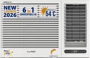 Lloyd 2026 Model 1.5 Ton 5 Star Window Inverter AC