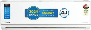 MarQ by Flipkart 2024 Range 2 Ton 3 Star Split Inverter 4-in-1 Convertible with Turbo Cool Technology AC  - White