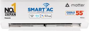 Panasonic 2025 Model 1 Ton 3 Star Split Inverter AC with Wi-fi Connect  - White