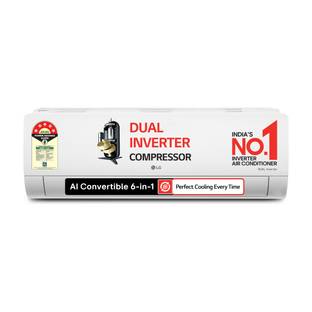 LG 2025 Model 1.5 Ton 5 Star Split AI Dual Inverter AI Convertible 6-in-1 Split with Faster Cooling an...