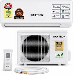 daktron 2026 Model 1.5 Ton 5 Star Hot and Cold Split Fixed Speed AC