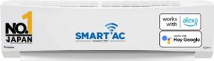 Panasonic 2024 Model 7 in 1 Convertible with True AI Mode,Matter Enabled 1 Ton 5 Star Split Inverter AC with Wi-fi Connect  - White