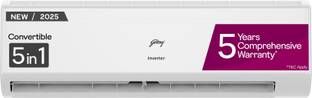 Godrej 2025 Model 2 Ton 3 Star Split Inverter AI Powered, 5-In-1 Convertible, Heavy Duty Cooling At Ex...