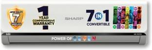 Sharp 2025 Model 1.5 Ton 5 Star Split Inverter 7 in 1 Convertible7 Stage Health Filters AC
