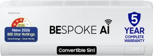 Samsung Bespoke AI 2026 Model 1.5 ton 3 Star Split Inverter with Wi-fi Energy Saving, Voice Control, P...
