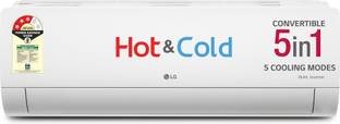 LG 2025 Model 1.5 Ton 3 Star Hot and Cold Split Dual Inverter All-Weather Comfort,Convertible 5-in-1 C...
