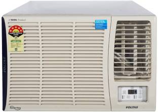 Voltas 1.5 Ton 5 Star Window Inverter AC  - White, Black