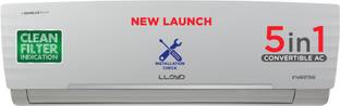 Lloyd 2025 Model 1 Ton 5 Star Split Inverter AC  - White