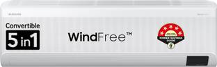 SAMSUNG Convertible 5-in-1 Cooling 2023 Model 1.5 Ton 5 Star Split Inverter WindFree Technology AC  - White