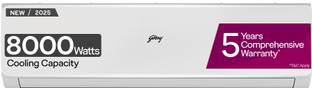 Godrej 2025 Model 3 Ton 3 Star Split Inverter AI Powered, 5-In-1 Convertible, Heavy Duty Cooling At Ex...