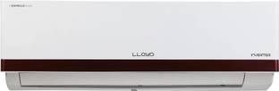Lloyd 1 Ton 5 Star Split Inverter AC  - White, Maroon