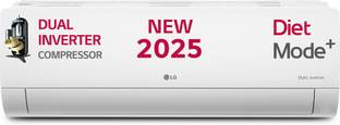 LG 2025 Model AI Convertible 6-in-1 Split 1.5 Ton 5 Star Split AI Dual Inverter with Faster Cooling an...