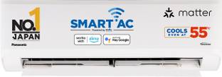 Panasonic 2025 Model 1 Ton 5 Star Split Inverter AC with Wi-fi Connect  - White