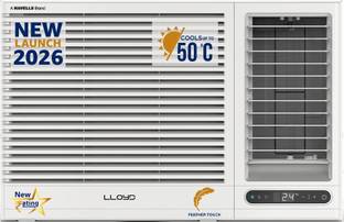Lloyd 2026 Model 1.5 Ton 3 Star Window Fixed Speed AC
