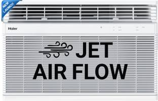 Haier 1.5 Ton 3 Star Window AC  - White, Grey