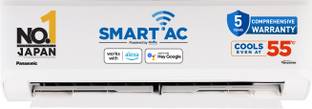 Panasonic 2025 Model 1 Ton 4 Star Split Inverter AC with Wi-fi Connect  - White