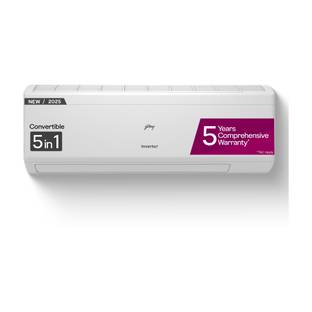 Godrej 2025 Model 2 Ton 3 Star Split Inverter 5-In-1-Convertible Cooling with Heavy Duty Cooling And P...