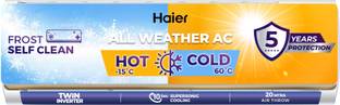 Haier 2025 Model 1.5 Ton 3 Star Hot and Cold Split Triple Inverter 7-in-1 Intelli Convertible AC