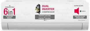 LG AI Convertible 6-in-1 Cooling 2024 Model 0.8 Ton 3 Star Split Dual Inverter HD Filter with Anti-Vir...