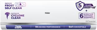 Haier 2025 Model 1 Ton 3 Star Split Twin Inverter AC