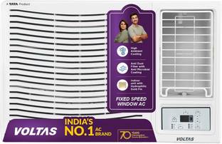Voltas 2026 Model 1.5 Ton 3 Star Window Fixed Speed AC