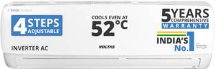 Voltas 2024 Model 1 Ton 3 Star Split Inverter AC  - White