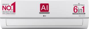 LG AI Convertible 6-in-1 Cooling 2023 Model 1.5 Ton 5 Star Split Inverter 4 Way Swing, HD Filter with ...