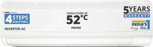 Voltas 2024 Model 1.5 Ton 5 Star Split Inverter AC  - White