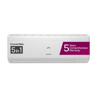Godrej 2024 Model 1.5 Ton 5 Star Split Inverter 5-In-1 Convertible with Heavy Duty Cooling at Extreme ...