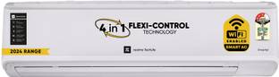 realme TechLife 2024 Model 1 Ton 3 Star Split Inverter Smart AC with Wi-fi Connect - White