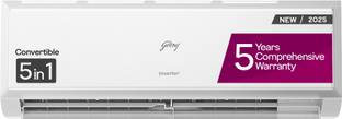 Godrej 5-In-1-Convertible Cooling 2025 Model 1 Ton 3 Star Split Inverter With Heavy Duty Cooling At Ex...