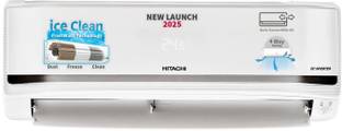 Hitachi 2025 Model 2 Ton 5 Star Split Inverter AC with Wi-fi Connect  - White